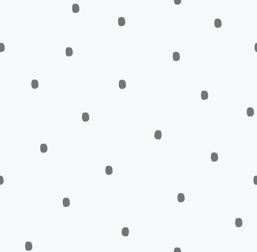 Vliestapete, weiß-schwarz, Punkte, Flecken, 291-4, Enzo,  ICH Wallcoverings