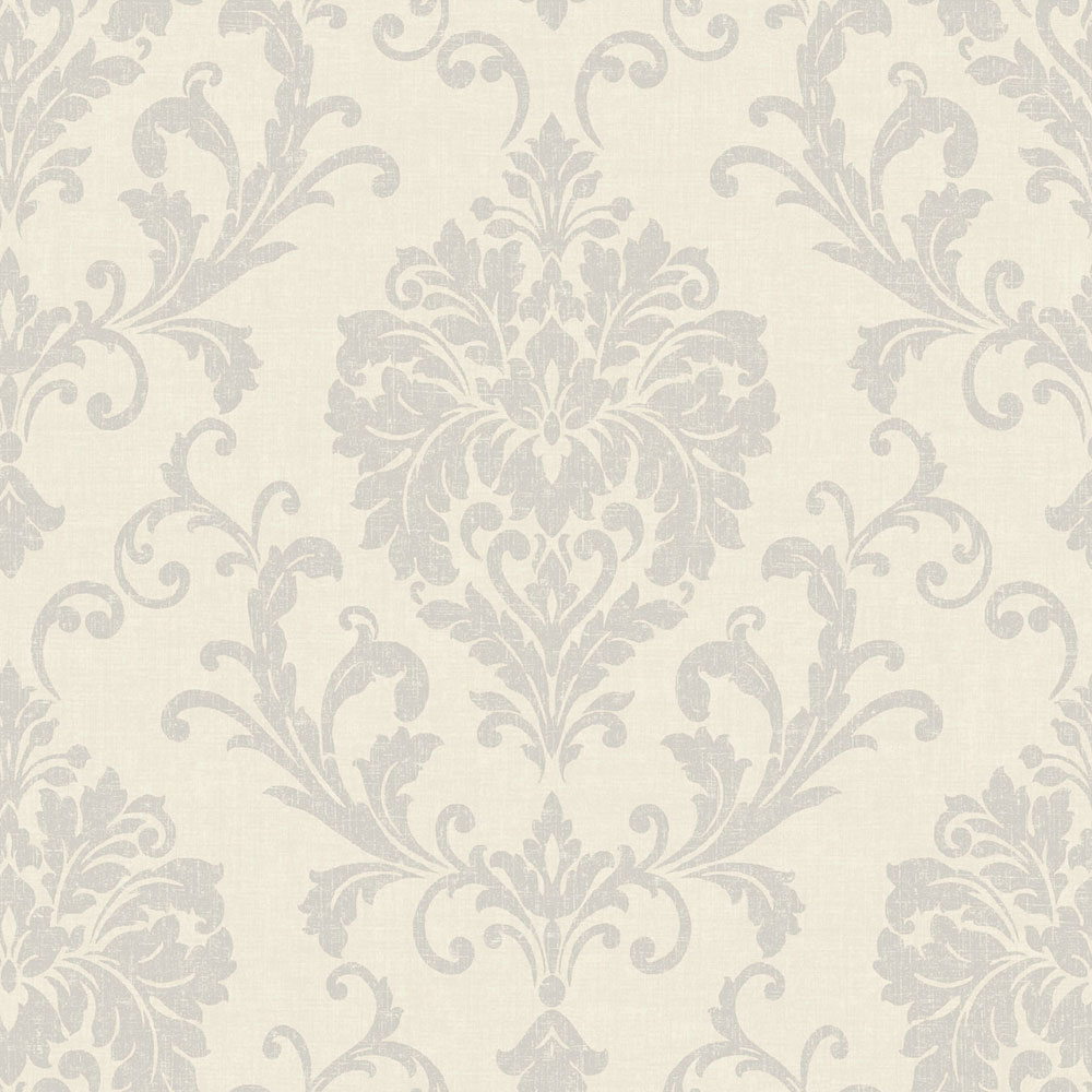 Vliestapete, grau, Barock, Ornamente, IC2002, Finest Selection, Vavex