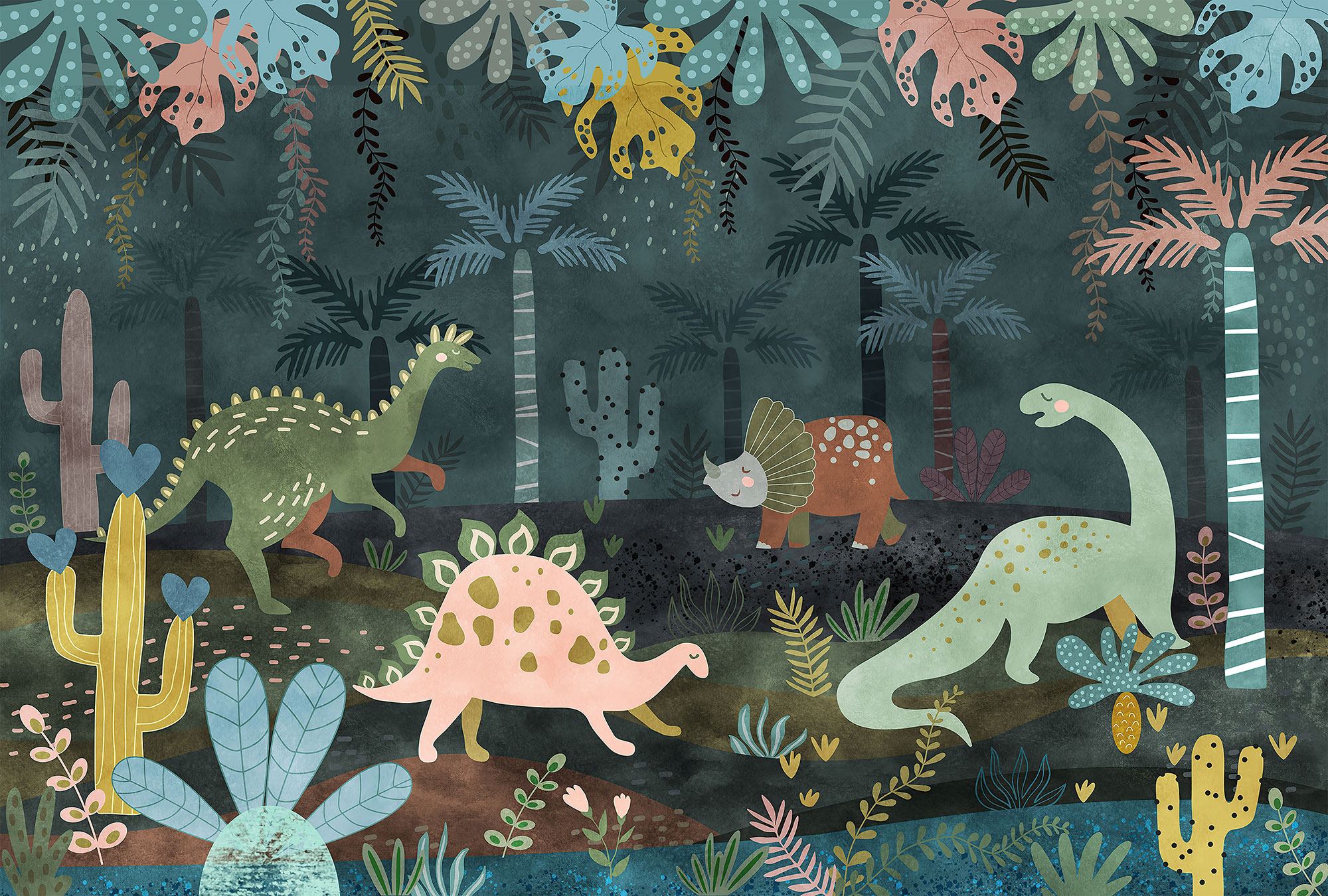 Vlies-Fototapete nach Maß, Dinosaurier, 10032, Vavex