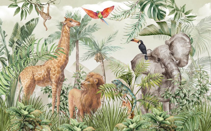 Vlies-Fototapete nach Maß, Tiere aus Afrika, 10037, Vavex