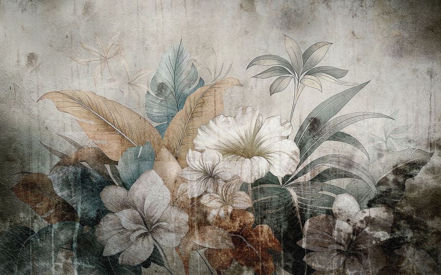 Fototapete nach Maß, Blumen a Blätter, 10080, Vavex