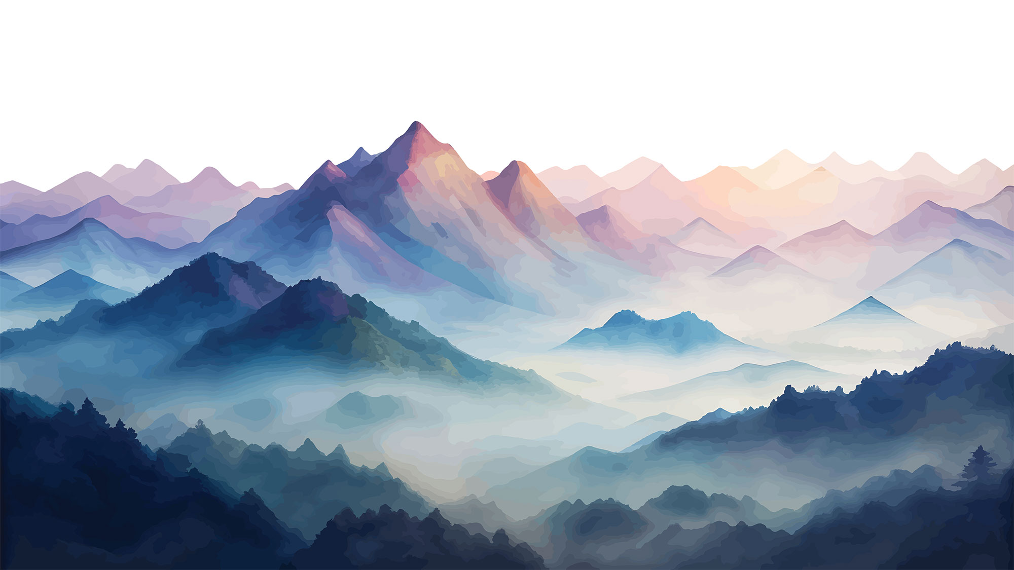 Vlies-Fototapete nach Maß, Berglandschaft, 10088, Vavex