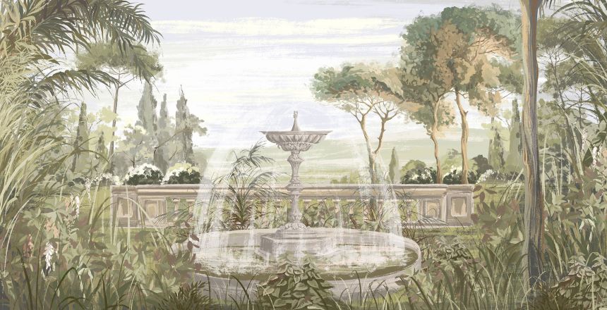 Vlies-Fototapete nach Maß, Brunnen, 10105, Vavex