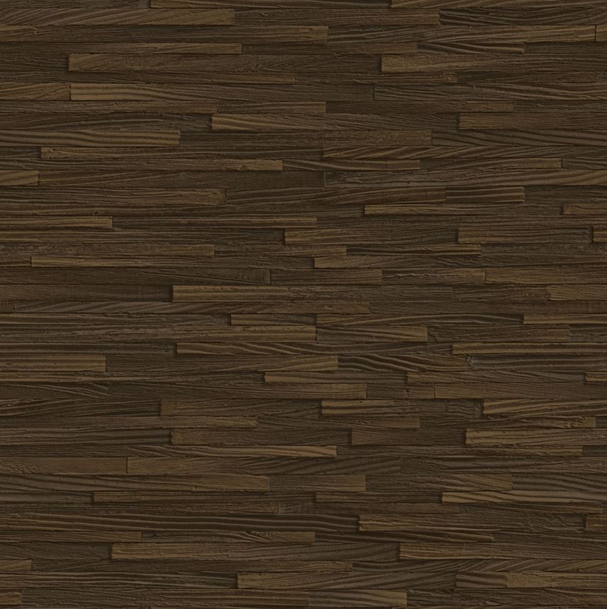 Luxustapete in brauner Holzoptik, Z57731, Architexture 2, Zambaiti Parati