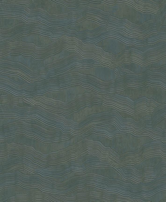 Luxuriöse Vliestapete, blau-grau, Putzimitation, Z57740, Architexture 2,  Zambaiti Parati