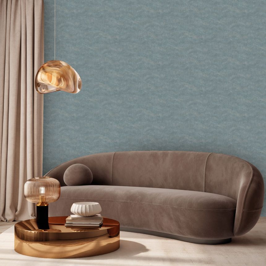 Luxuriöse Vliestapete, braun-gold, Putzimitation, Z57747, Architexture 2,  Zambaiti Parati