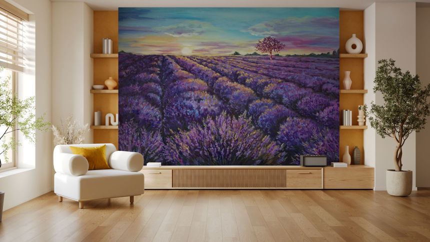 Vlies-Fototapete nach Maß, Provence, Lavendelfeld, 10166, Vavex