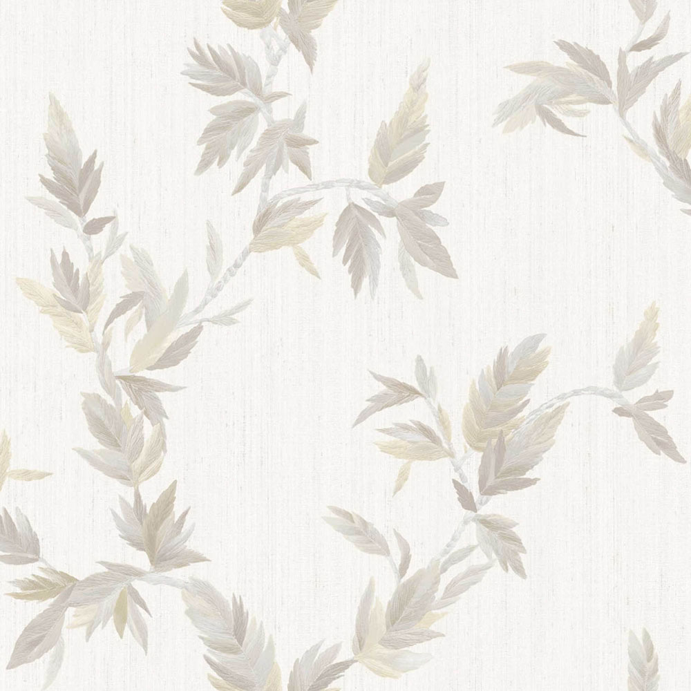 Tapete, cremefarben, Blätter, 35911, Ornamenta, Parato by Cristiana Masi