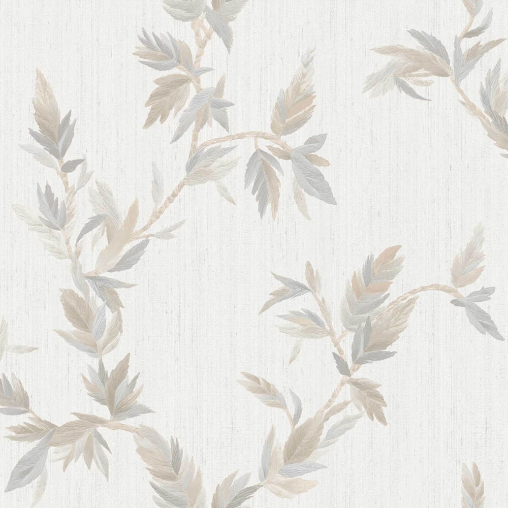 Tapete, cremefarben, Blätter, 35913, Ornamenta, Parato by Cristiana Masi