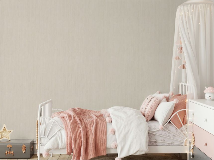 Tapete, beige, Stoffoptik, 35987, Ornamenta, Parato by Cristiana Masi