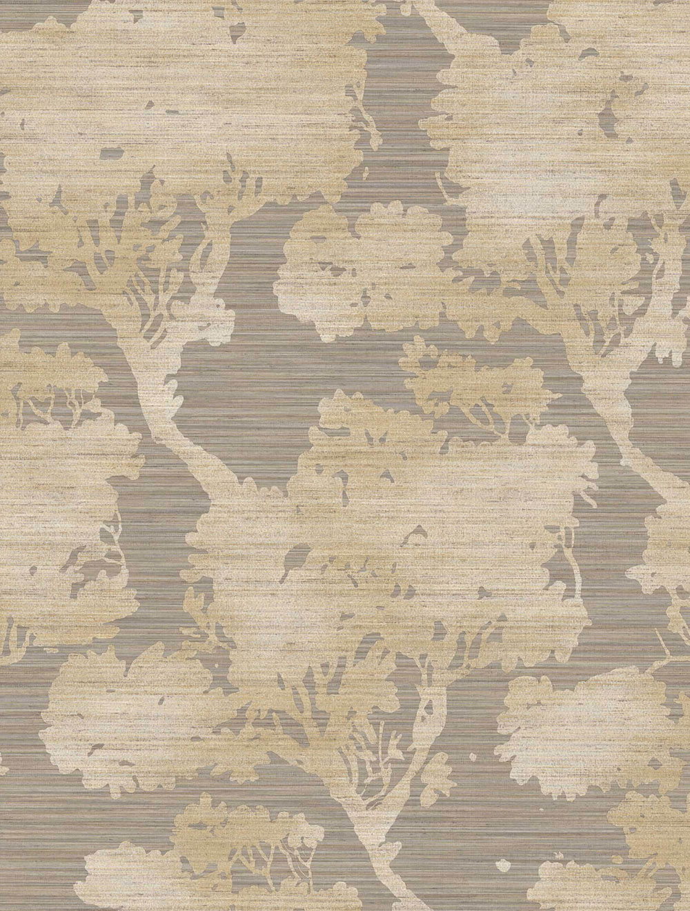 Tapete, grau-beige, Bäume, 35957, Ornamenta, Parato by Cristiana Masi