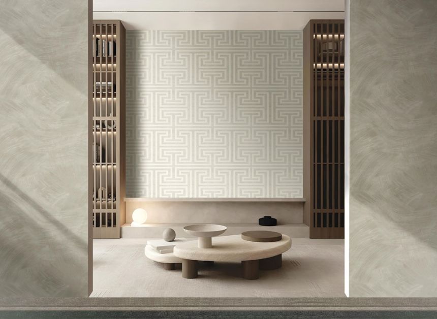 Vliestapete, geometrische, beige, 27511, Sintesi, Cristiana Masi by Parato