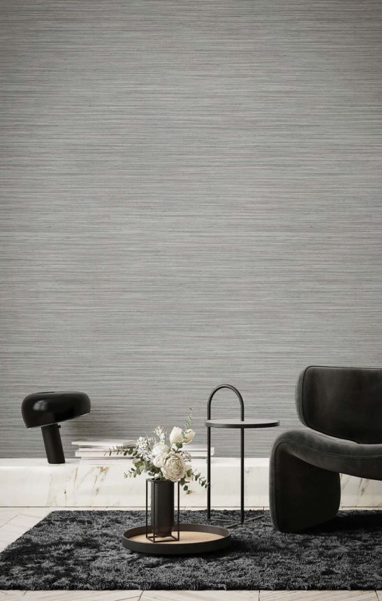Tapete, grau-beige, Stoffoptik, 35973, Ornamenta, Parato by Cristiana Masi