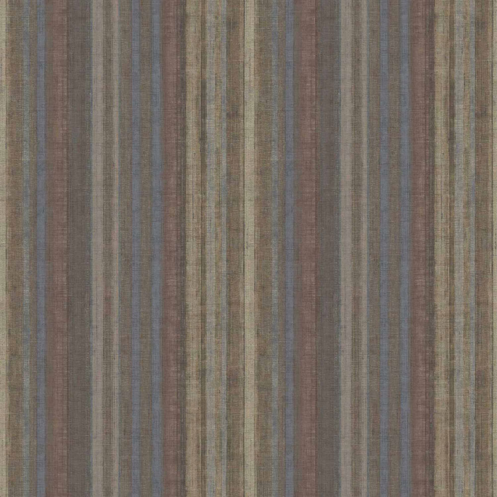 Tapete, blau-braun, Streifen, 32456, Vitalis, Parato by Cristiana Masi