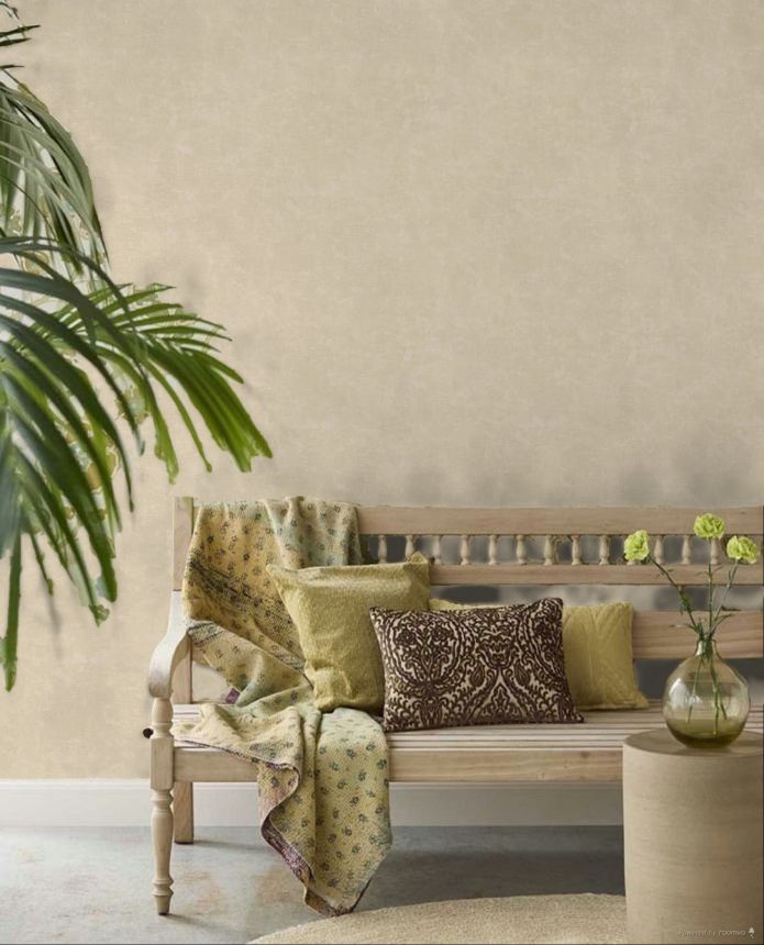 Tapete, gold-beige, Stoffoptik, 32472, Vitalis, Parato by Cristiana Masi