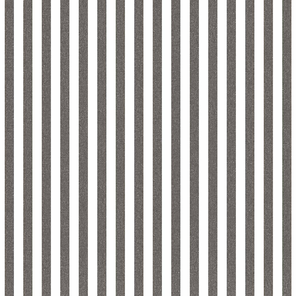 Tapete, schwarz-weiß, Stoffoptik, Streifen, 38439, Top Stripes, Parato by Cristiana Masi