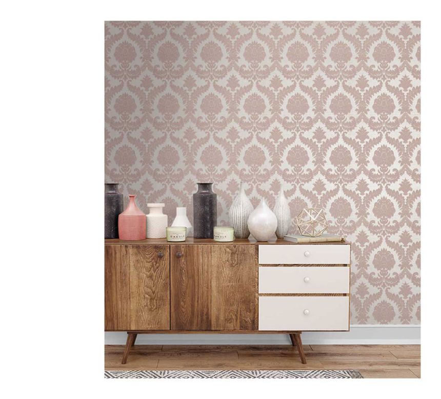 Vliestapete, beige-rosa, Barockmuster, 25724, The Best Classic & Elegant, Cristiana Masi by Parato