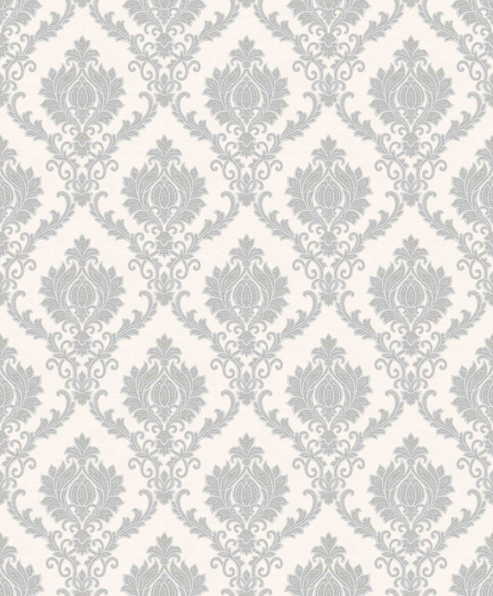 Vliestapete, grau-silber, Barockmuster, 23641, The Best Classic & Elegant, Cristiana Masi by Parato
