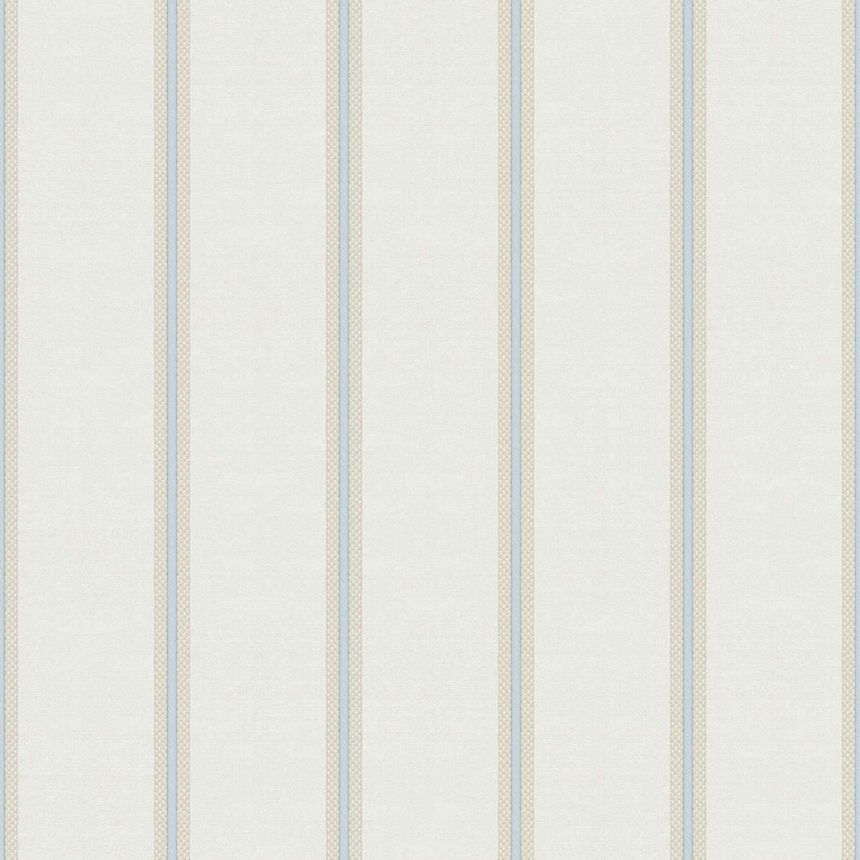 Vliestapete, blau-beige, Streifen, 25766, The Best Classic & Elegant, Cristiana Masi by Parato