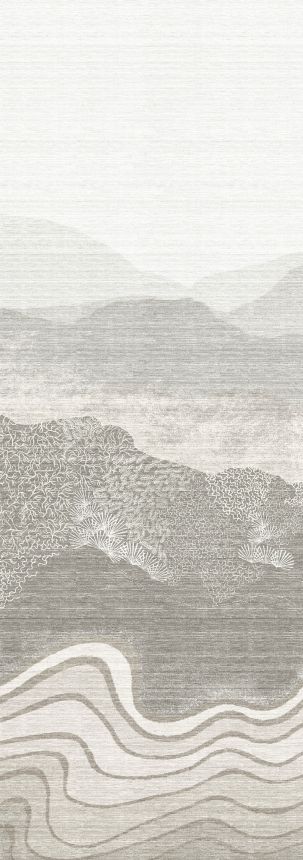 Bildtapete, grau, Berglandschaft, DGZON2013-260, Amazone, Masureel
