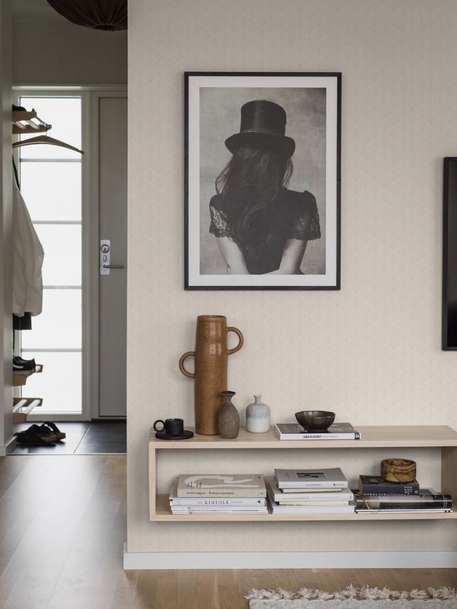 Tapete, beige, Muscheln, 38742, Borosan Hem, Boråstapeter