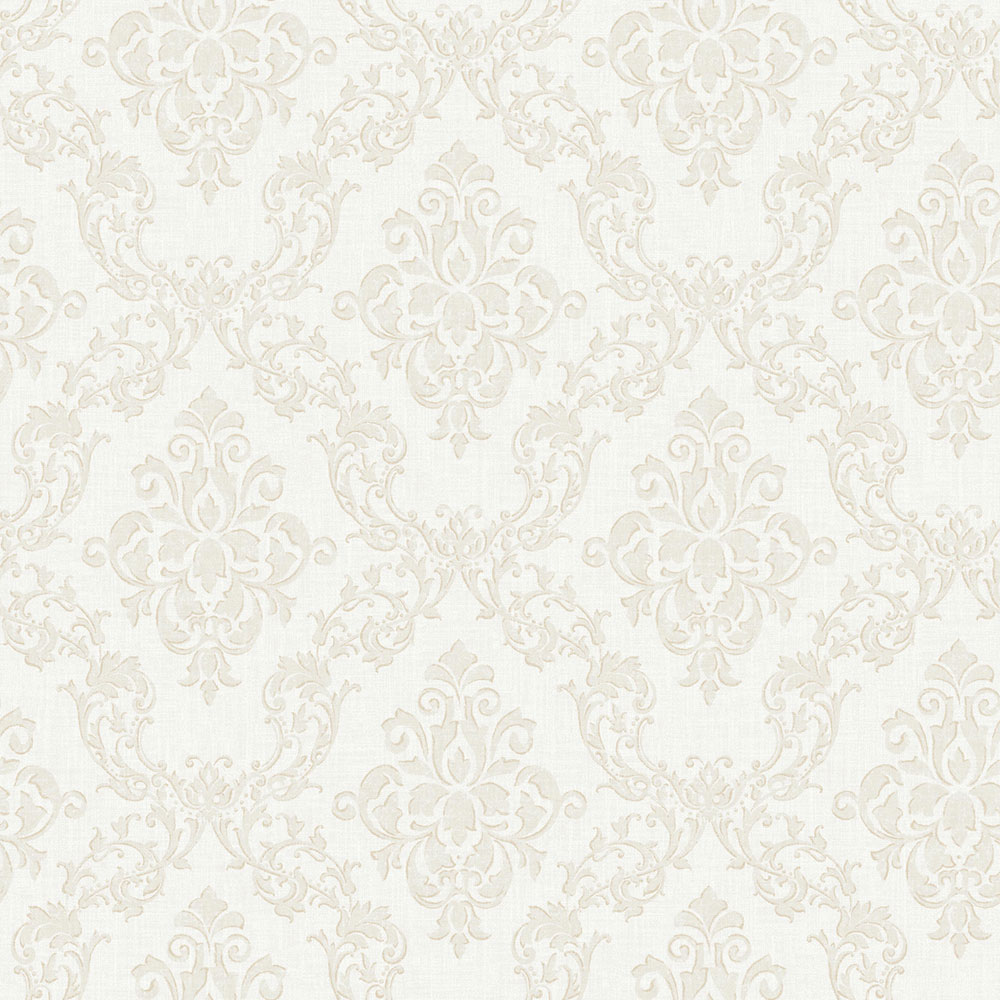 Tapete, grau-beige, Ornamentmuster, 38744, Borosan Hem, Boråstapeter
