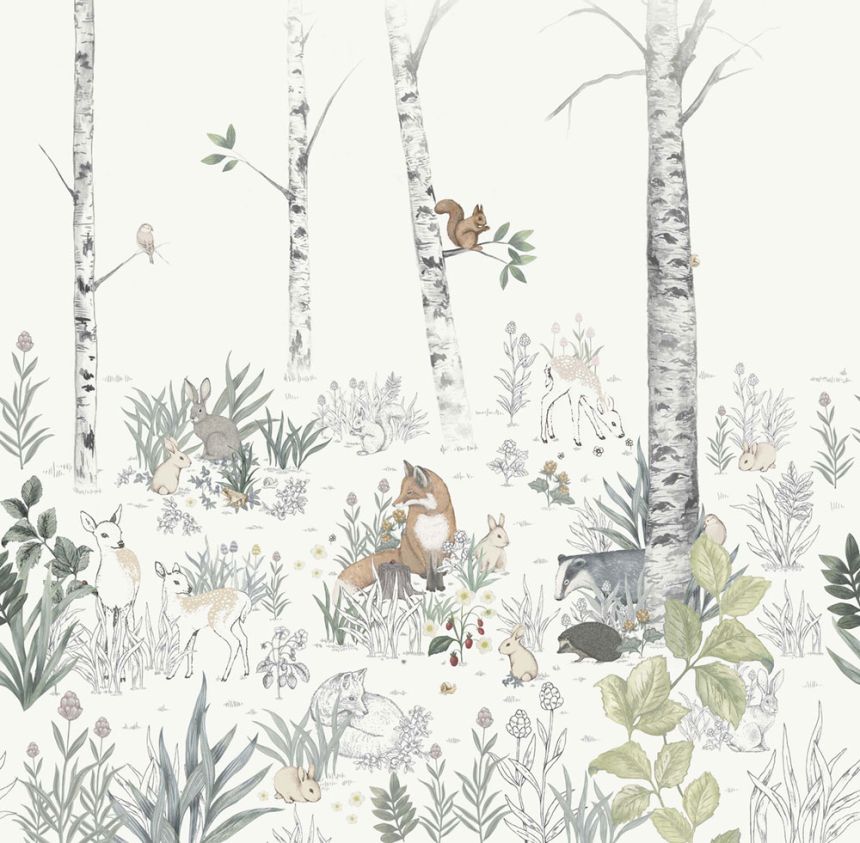 Fototapete, Waldtiere, 7481, Newbie Wallpaper, Boråstapeter