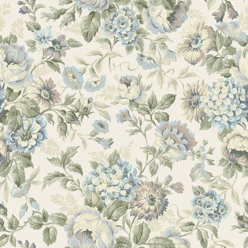 Tapete, beige, Blumen, 5726, Orangeri, Boråstapeter