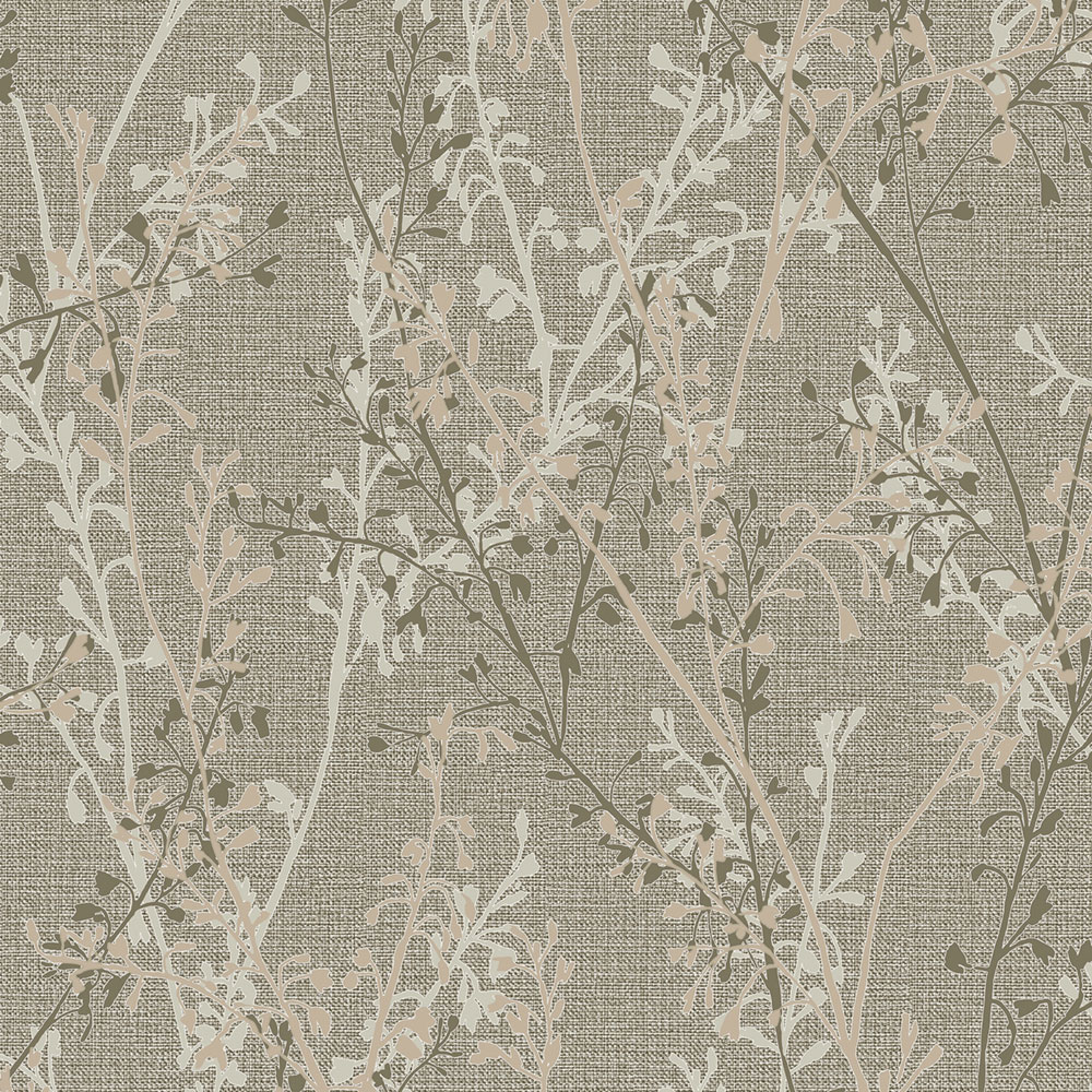 Tapete, braun-beige, Zweige, 128042, Refine, Graham Brown Boutique