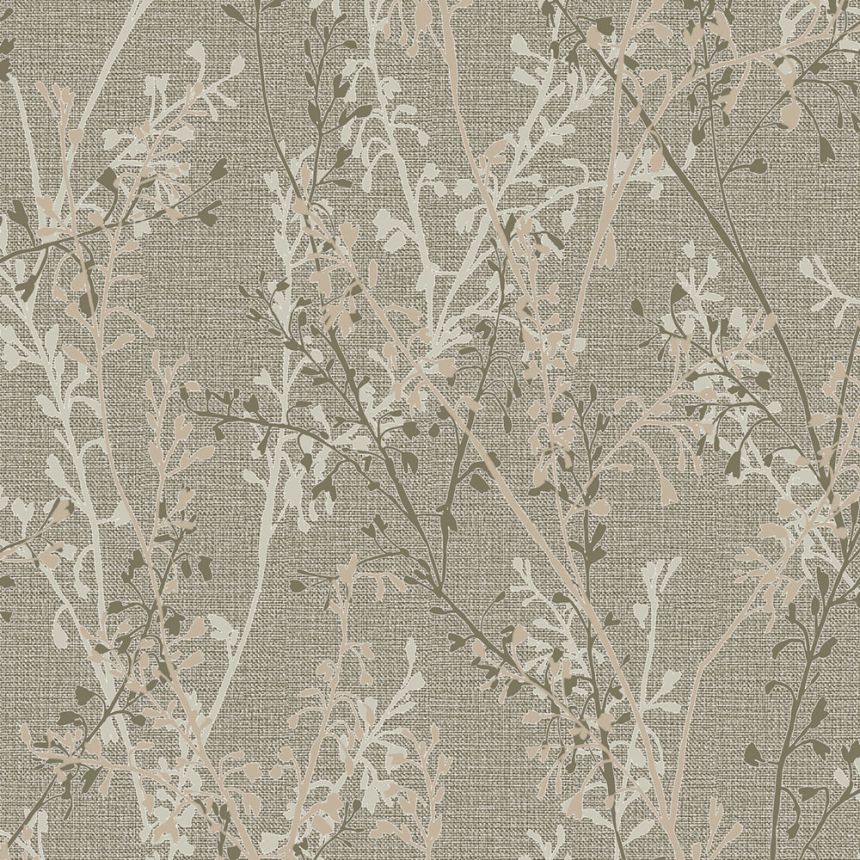 Tapete, braun-beige, Zweige, 128042, Refine, Graham Brown Boutique