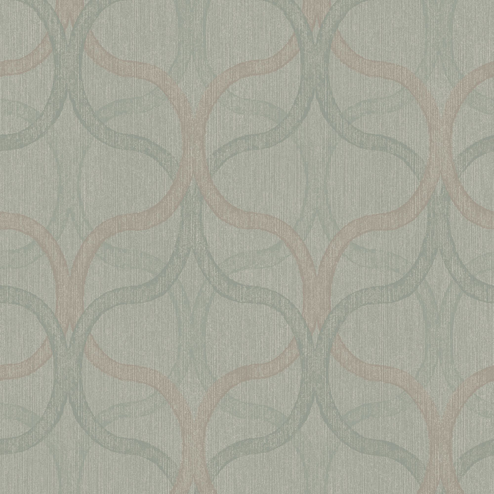 Geometrische Tapete, grün, 128003, Refine, Graham Brown Boutique