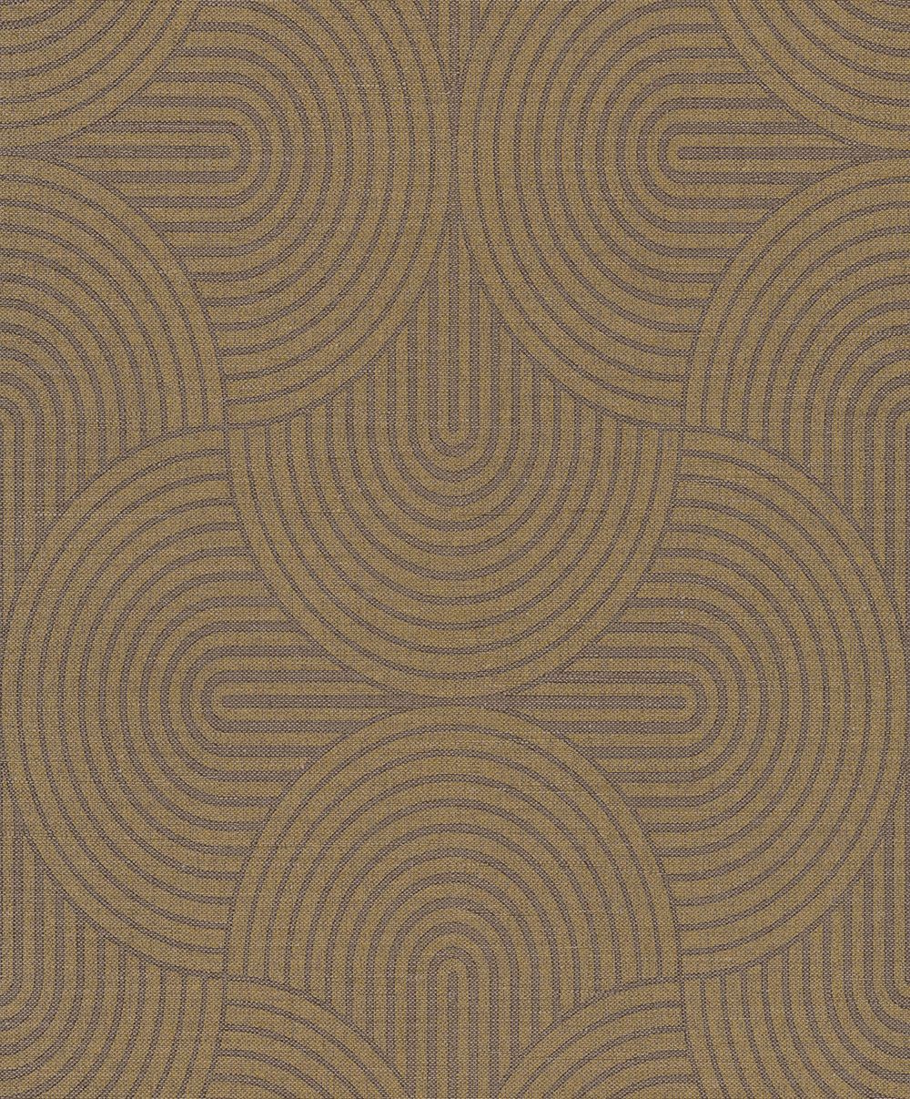 Tapete, ocker, grafisch, Art Deco, EAR605, The Texture Book, Masureel