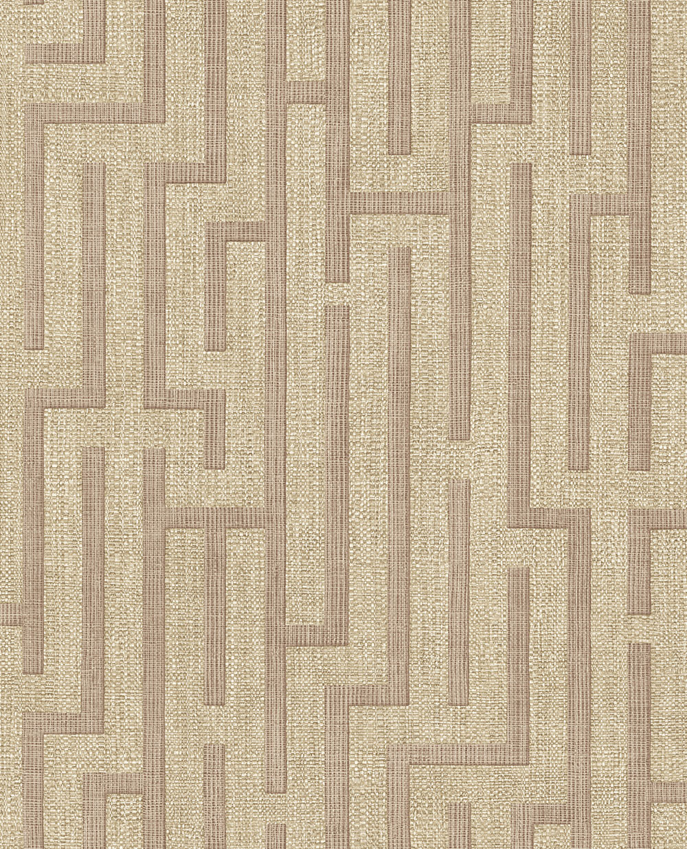Tapete, braun, rotbraun, Stoffoptik, 350534, Riviera Maison, Eijffinger