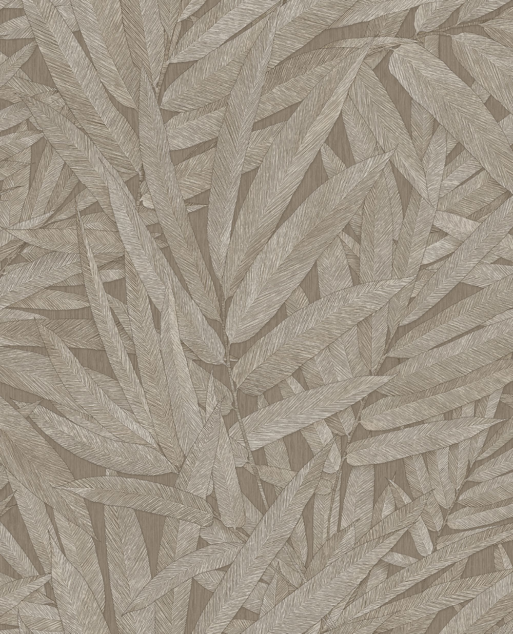 Tapete, braun, Blätter, 350542, Riviera Maison, Eijffinger