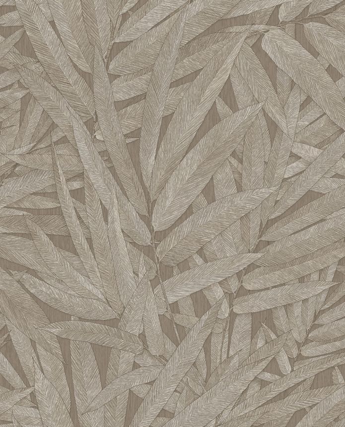 Tapete, braun, Blätter, 350542, Riviera Maison, Eijffinger