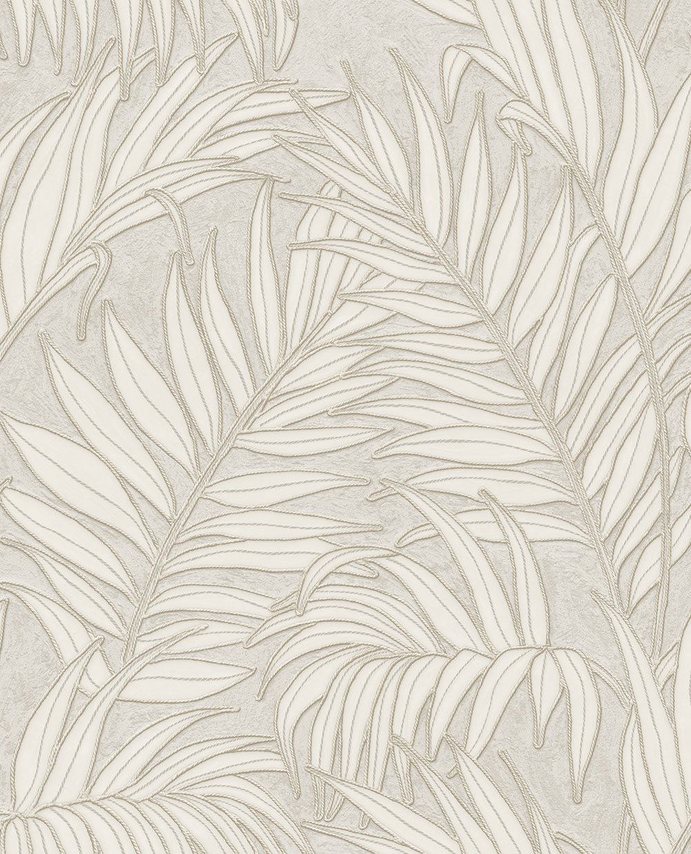 Tapete, grau-beige, Blätter, 350551, Riviera Maison, Eijffinger