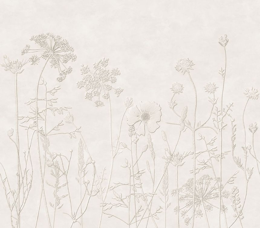 Fototapete, cremefarben, Pflanzen, Blumen, Gräser, 350700, Riviera Maison, Eijffinger
