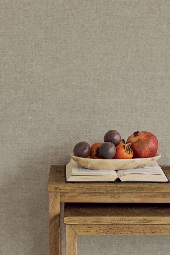 Tapete, grau-beige, Stoffoptik, 350582, Riviera Maison, Eijffinger