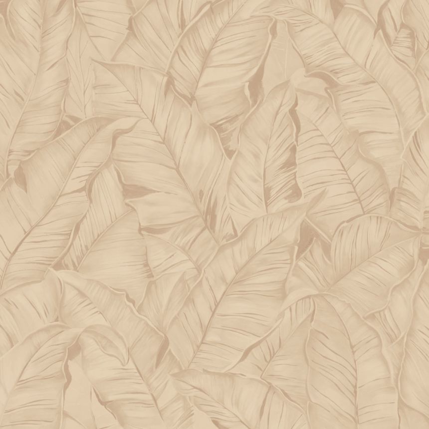 Luxustapete, beige, Blätter, Z30303, Casa 8, Trussardi
