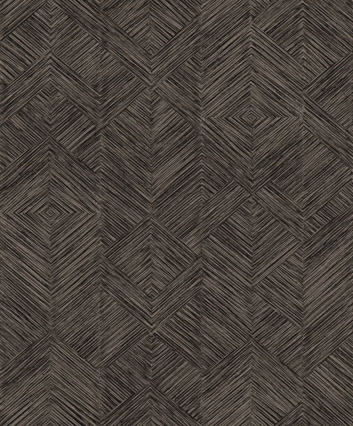 Tapete, braun-schwarz, grafisch, TRI102, The Texture Book, Masureel