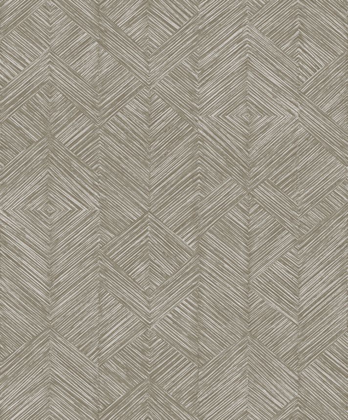 Tapete, beige-braun, grafisch, TRI105, The Texture Book, Masureel