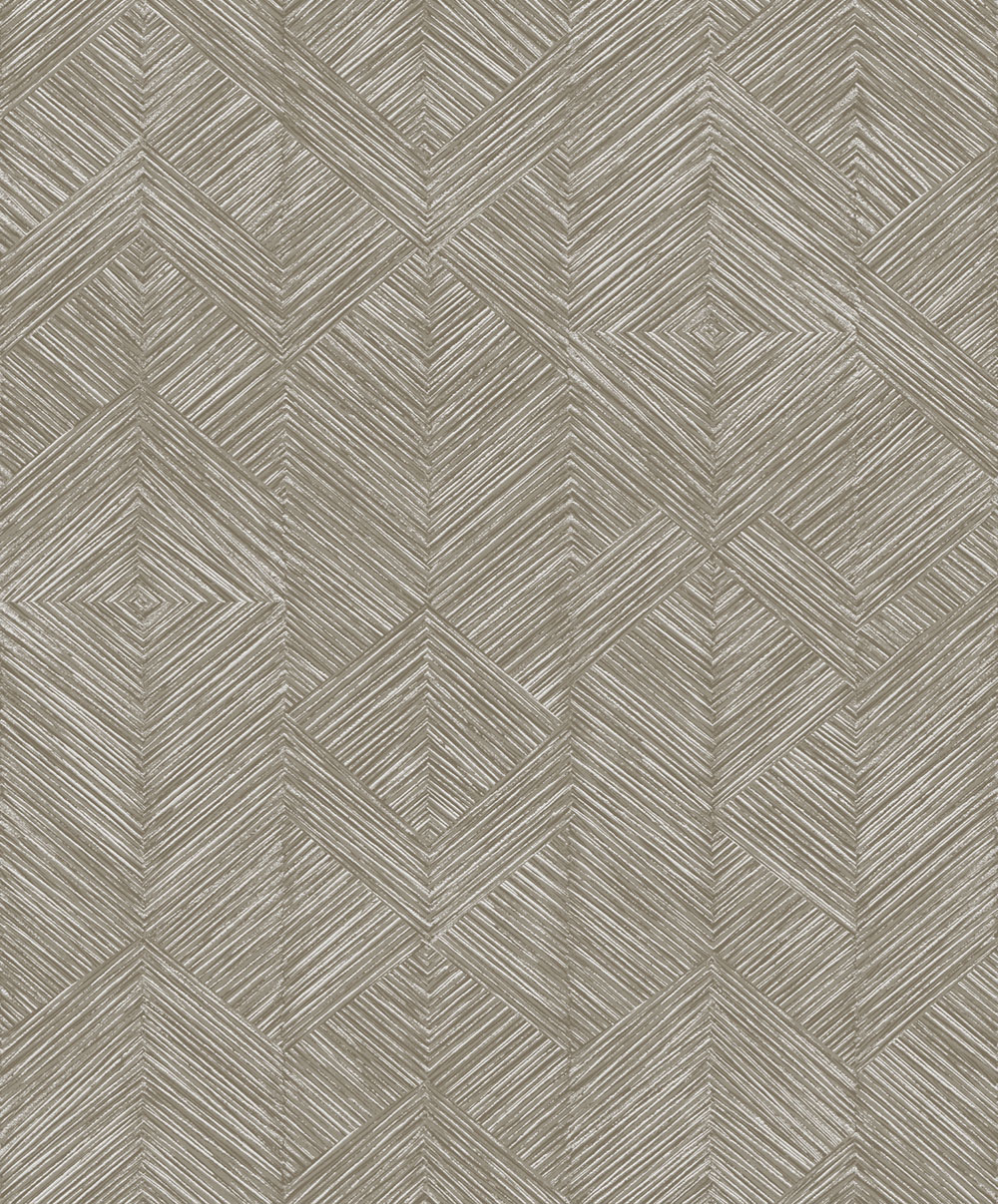 Tapete, beige-braun, grafisch, TRI105, The Texture Book, Masureel