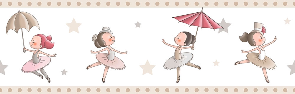 Selbstklebende Bordüre für Kinder 592-3, Treboli, Ichwallcoverings