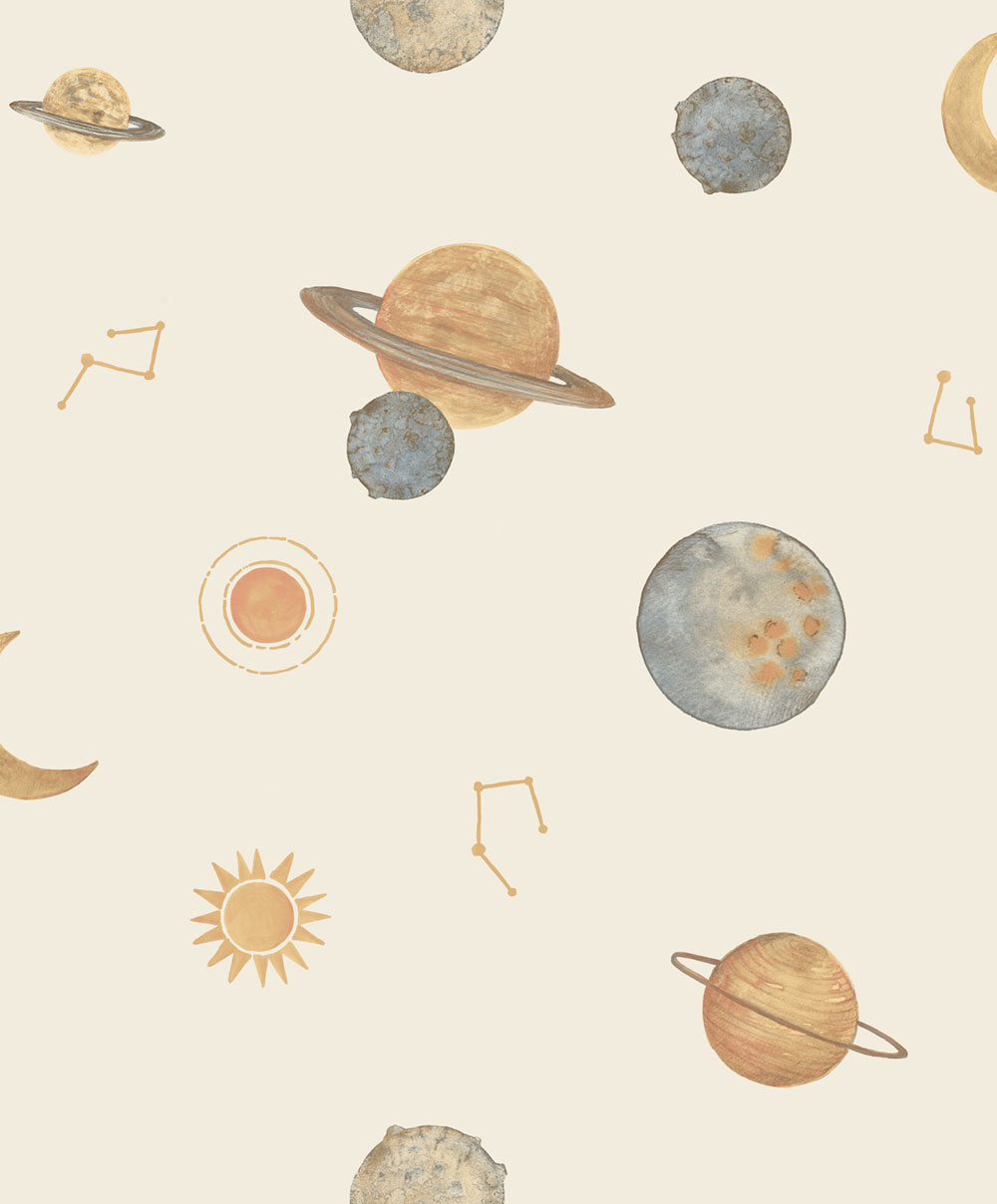 Kindertapete, creme, Weltall, LD3519, Little Dreamers, Grandeco
