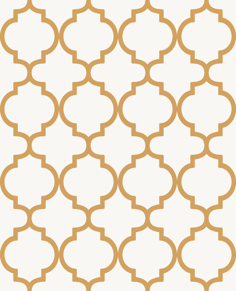 Tapete, creme-orange, Gitter, Trellis, 130298, Concerto, Graham Brown Premium