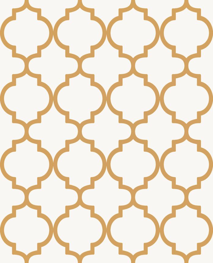 Tapete, creme-orange, Gitter, Trellis, 130298, Concerto, Graham Brown Premium
