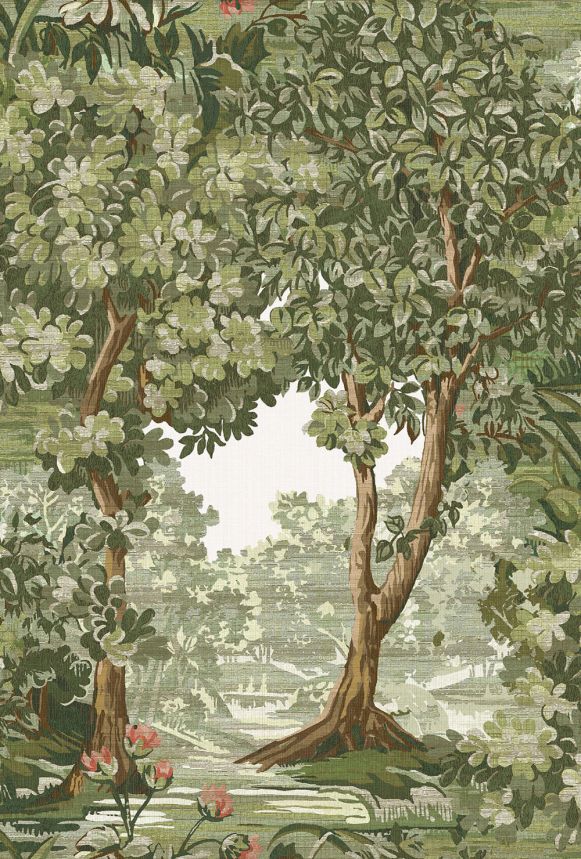 Tapete, grün, Bäume, 127900, Arboretum, Graham Brown Premium