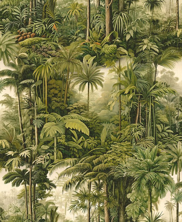 Tapete, grün, Palmen, Dschungel, 127913, Arboretum, Graham Brown Premium