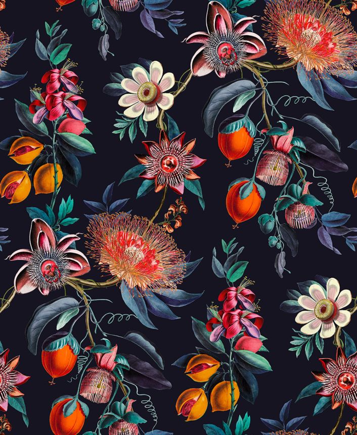 Tapete, blau, Blumen, Passionsblume, 127917, Arboretum, Graham Brown Premium