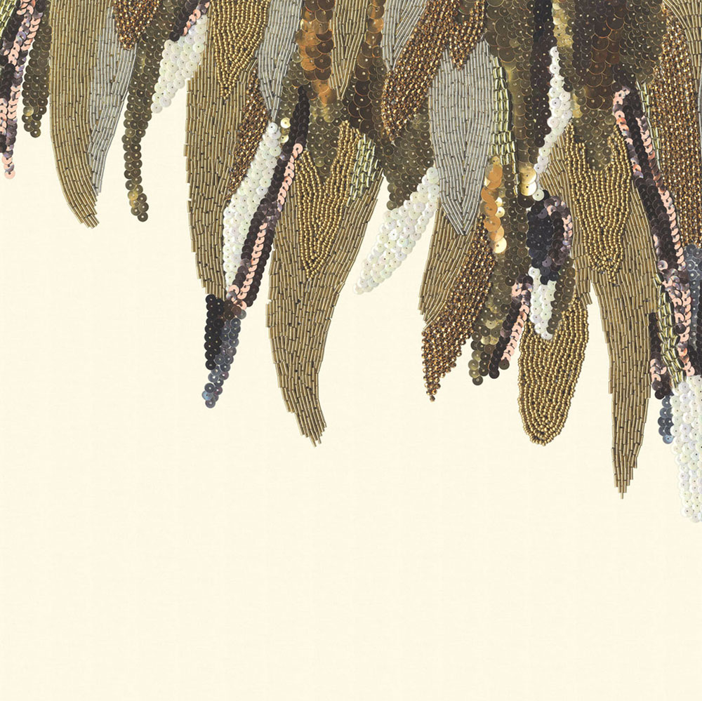 Vlies, Fototapete Pailletten, Perlen 307409, 280 x 280 cm, Museum, Eijffinger